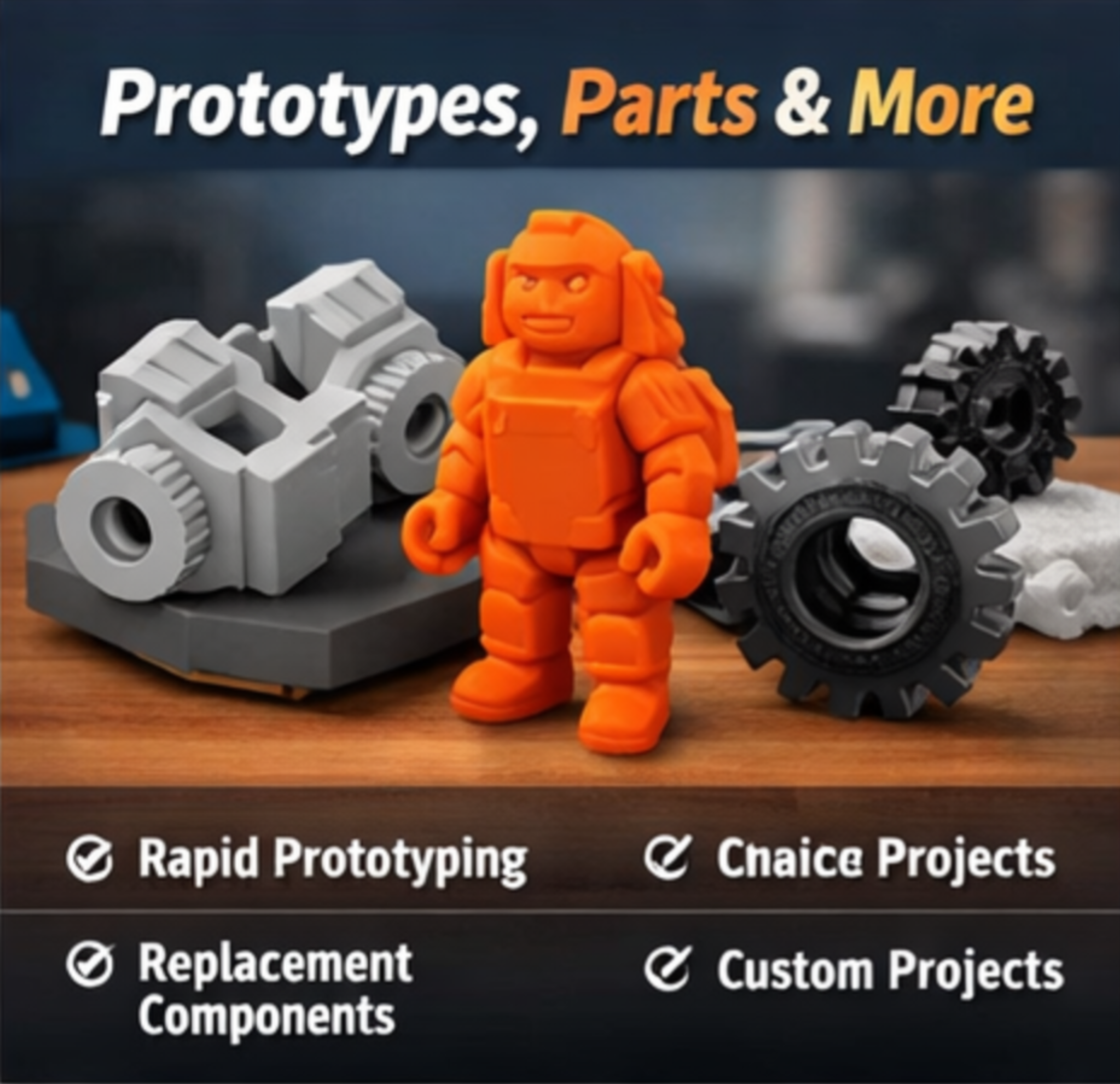 Prototypes parts and more